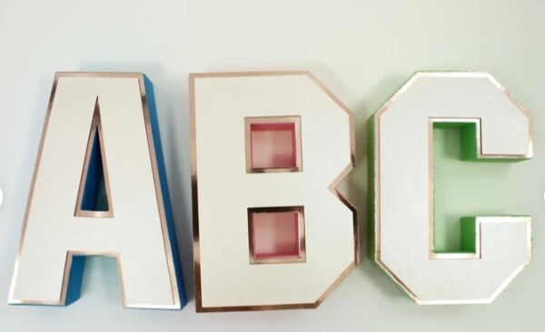 3D Letters and Numbers Template - Image 4