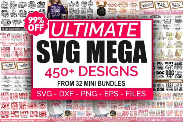 The Ultimate SVG Mega Bundle