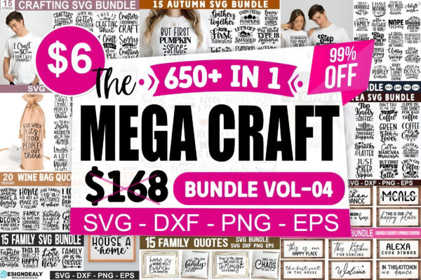 The Mega Craft SVG Bundle