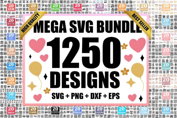 1M SVG Bundle, Digital Prints, Silhouettes, Clipart, Precise Cut Files, Circut, HQ Designs - Image 15