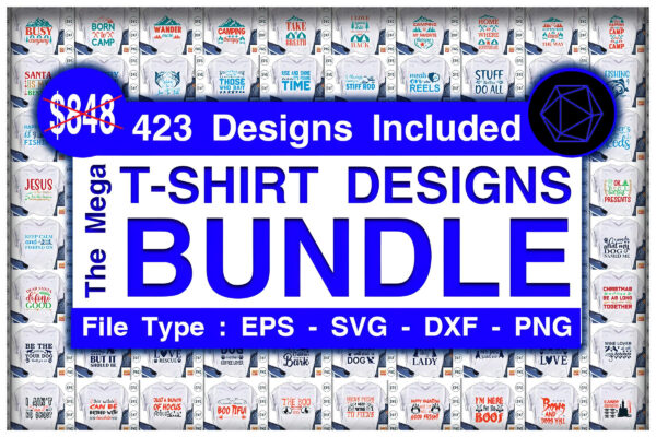 1M SVG Bundle, Digital Prints, Silhouettes, Clipart, Precise Cut Files, Circut, HQ Designs - Image 29