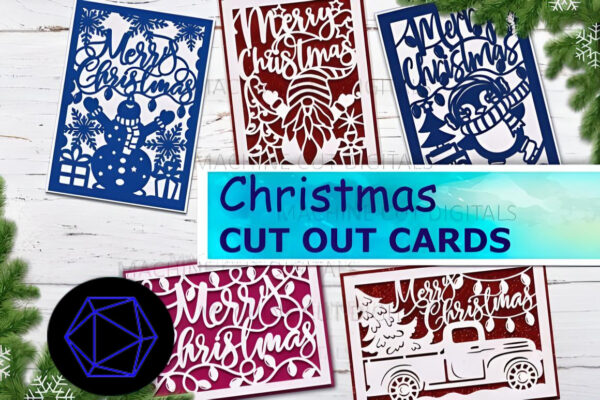 Christmas Cut out Card Bundle - Image 2