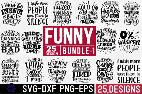 Funny T-shirt MEGA Bundle - Image 3