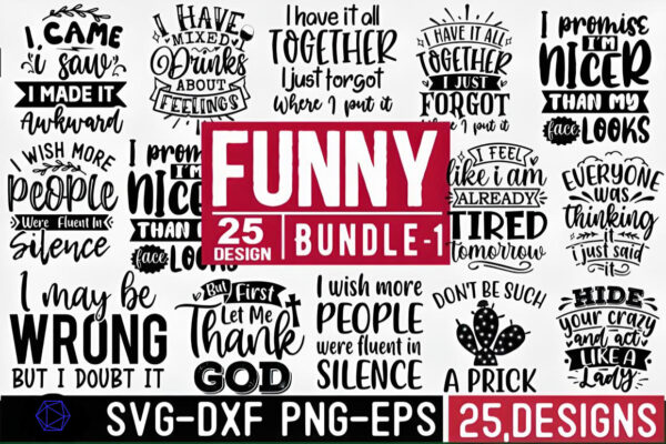 Funny T-shirt MEGA Bundle - Image 8